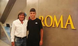 Marco Litti della Roma Primavera, autore del gol sulla Lazio