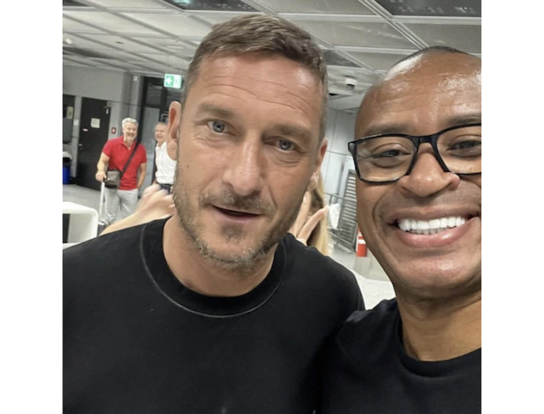Paulo Sergio, l’incontro fortuito all’aeroporto con Totti