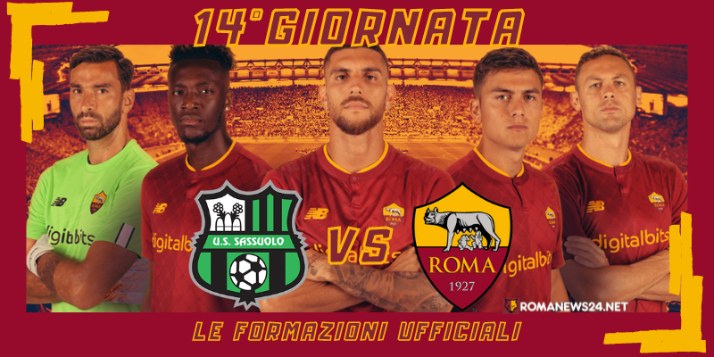 Sassuolo-Roma: Formazioni ufficiali