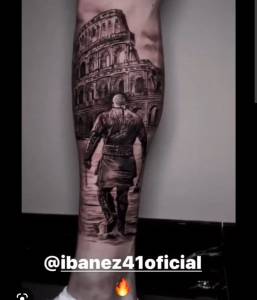 Ibanez, il nuovo tatuaggio